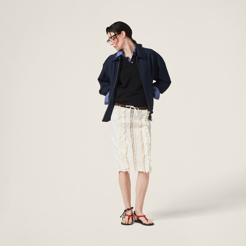 Miu Miu Mohair blouson jacket outlook