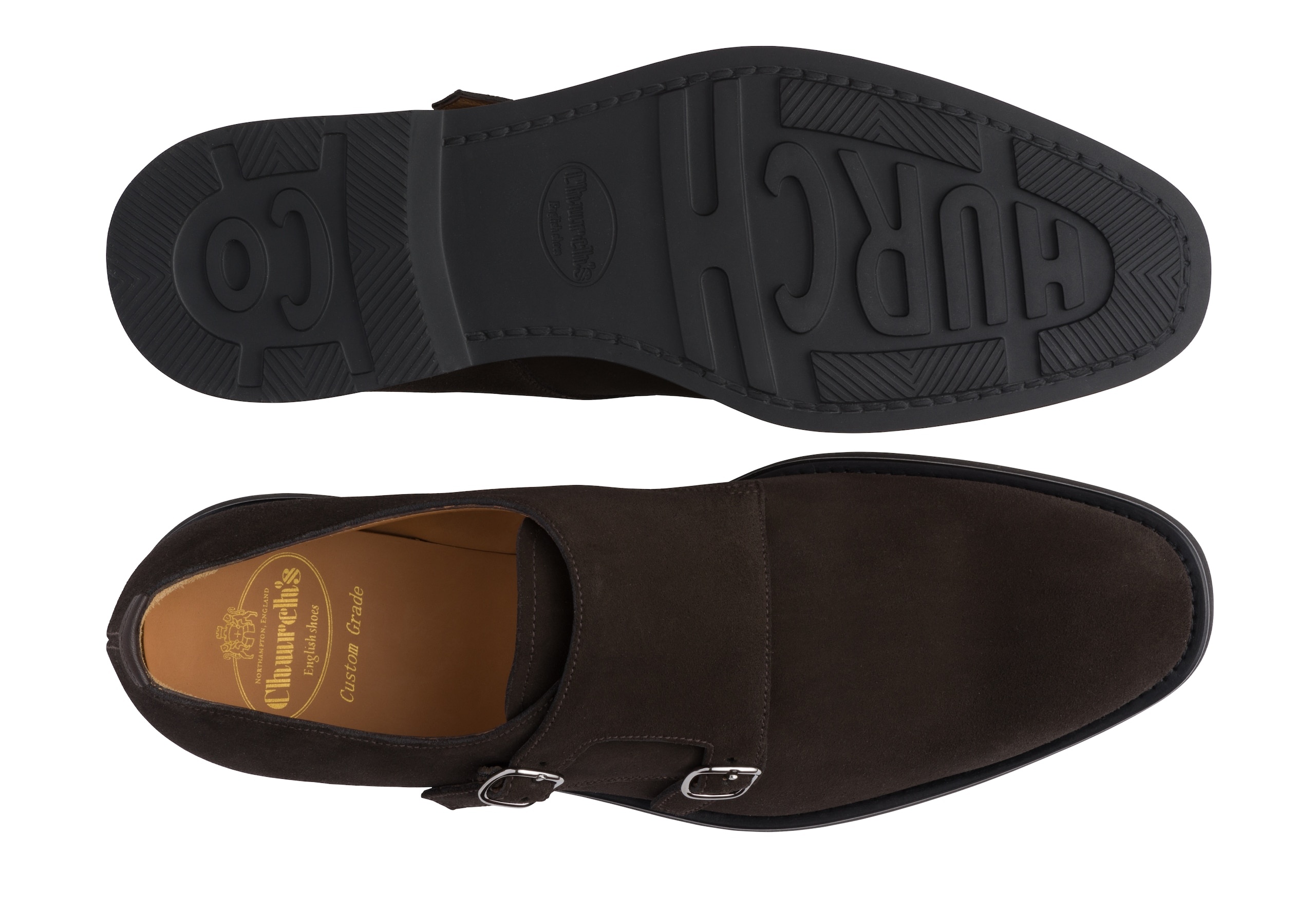 Cowes l
Soft Suede Leather Monk Strap Brown - 3