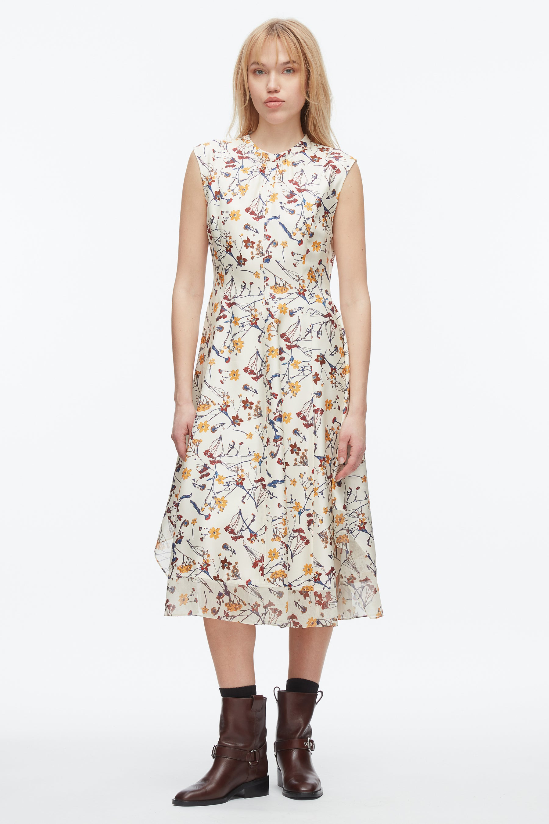 Bliss Floral Sleeveless Dress - 3