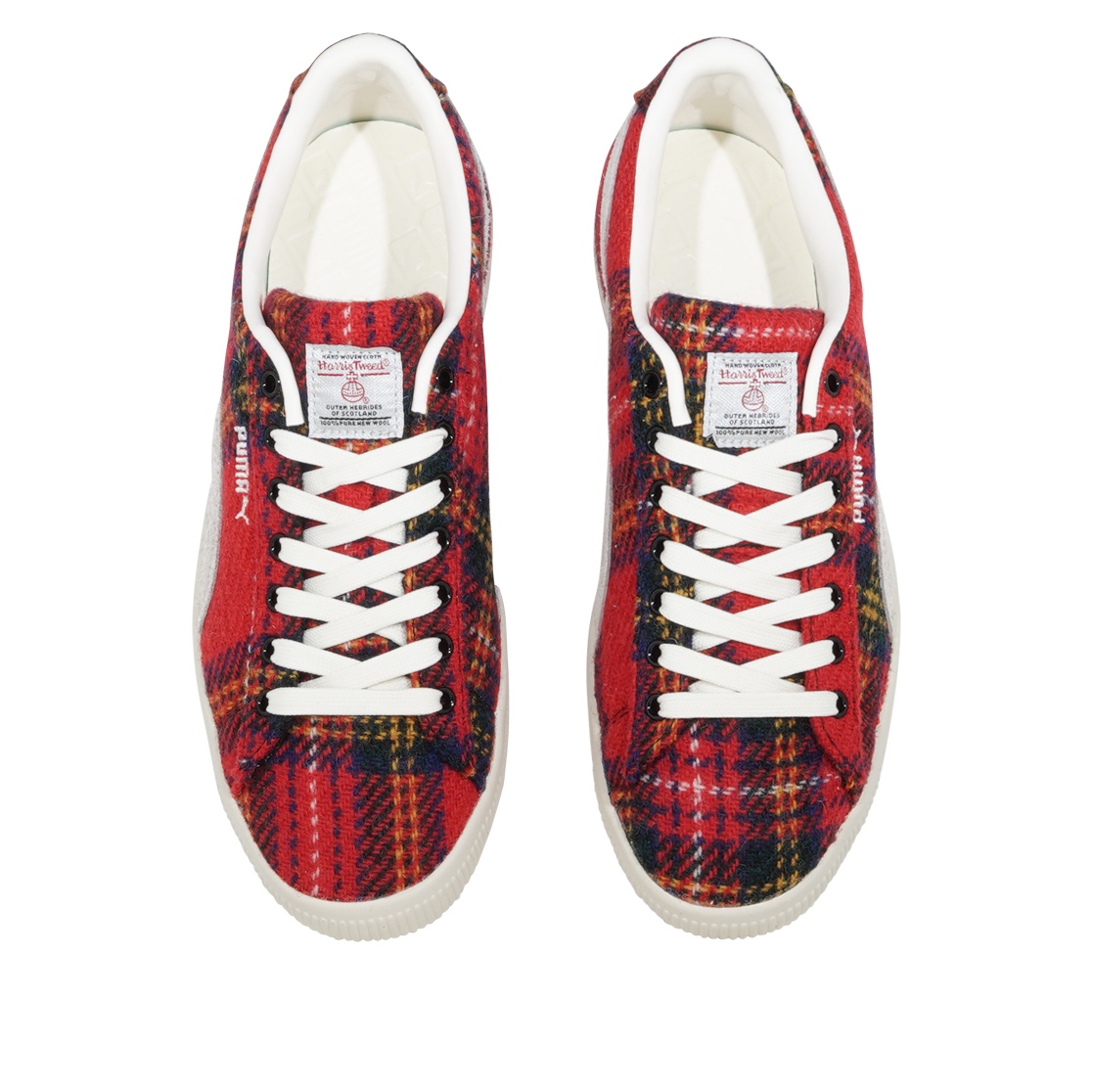 PUMA x Harris Tweed Suede Vintage 'Tartan Red' 393219-01 - 5