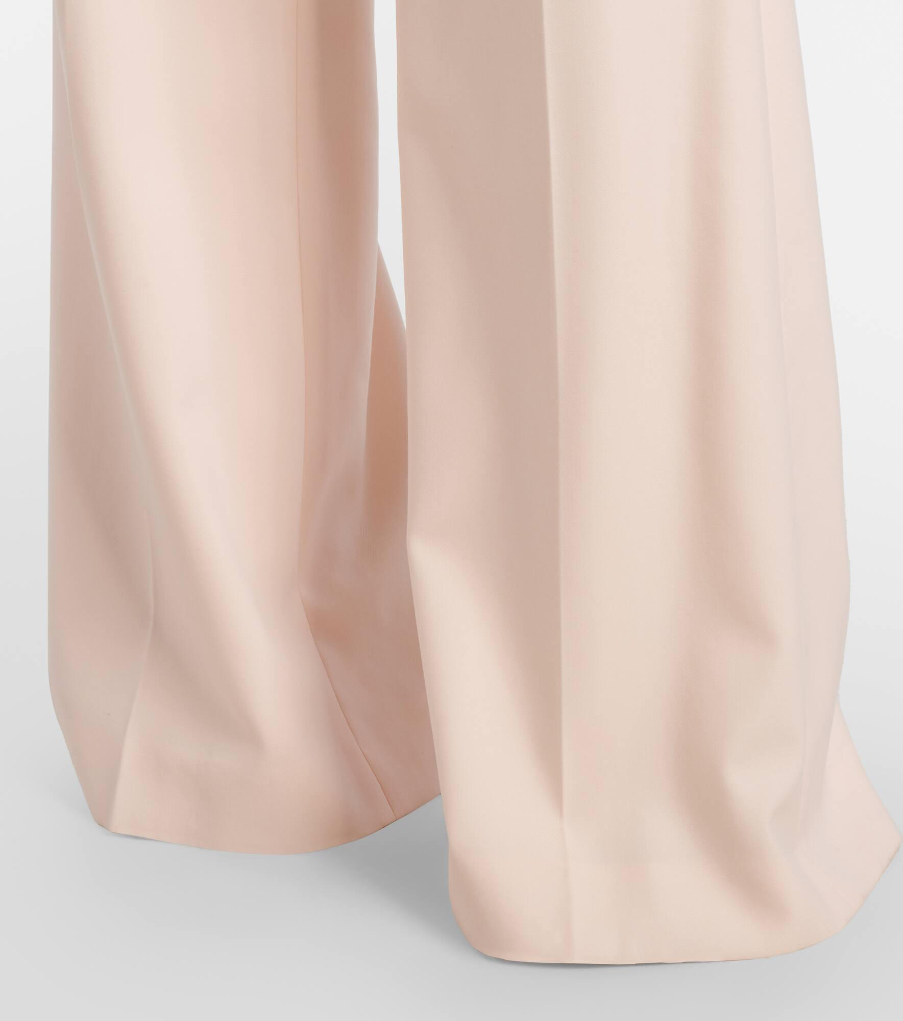 Virgin wool gabardine flared pants - 5