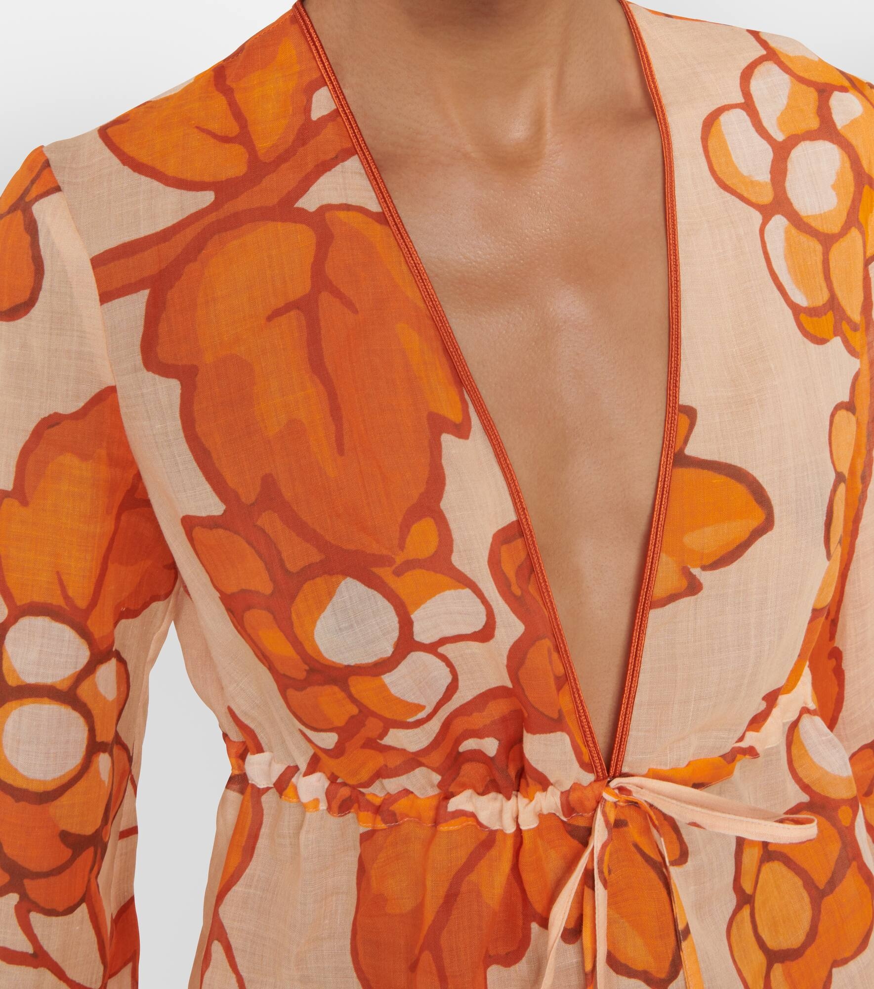 Printed ramie tunic - 4