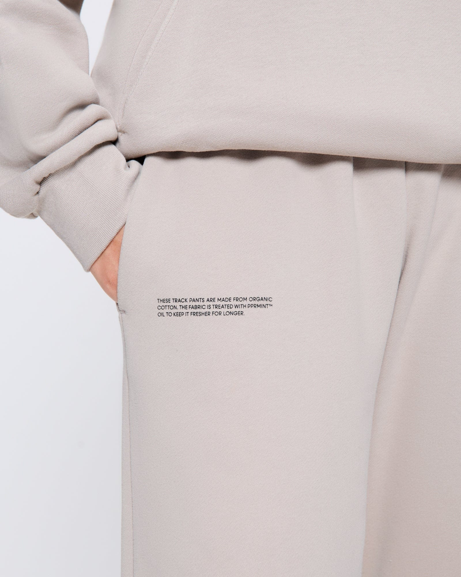 Womens 365 Midweight Track Pants - Stone - 4