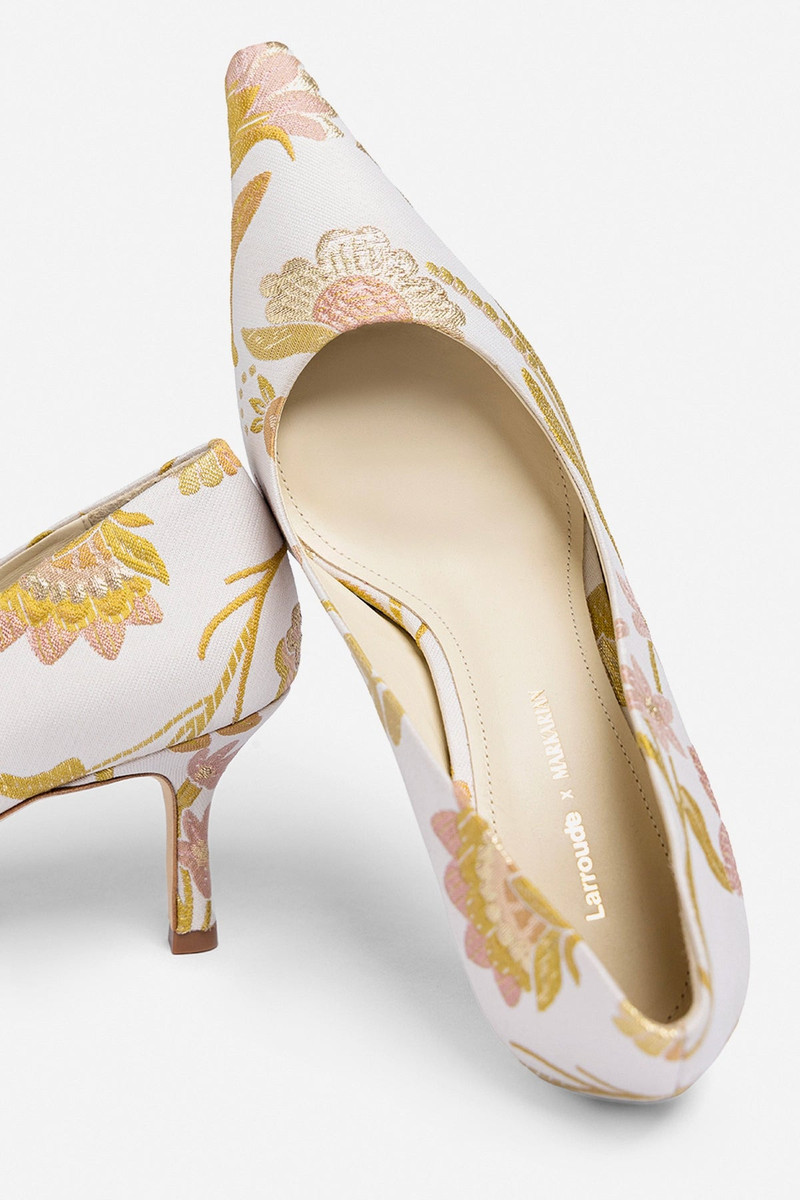 Larroudé by Markarian: Pump Mist Floral Brocade 4