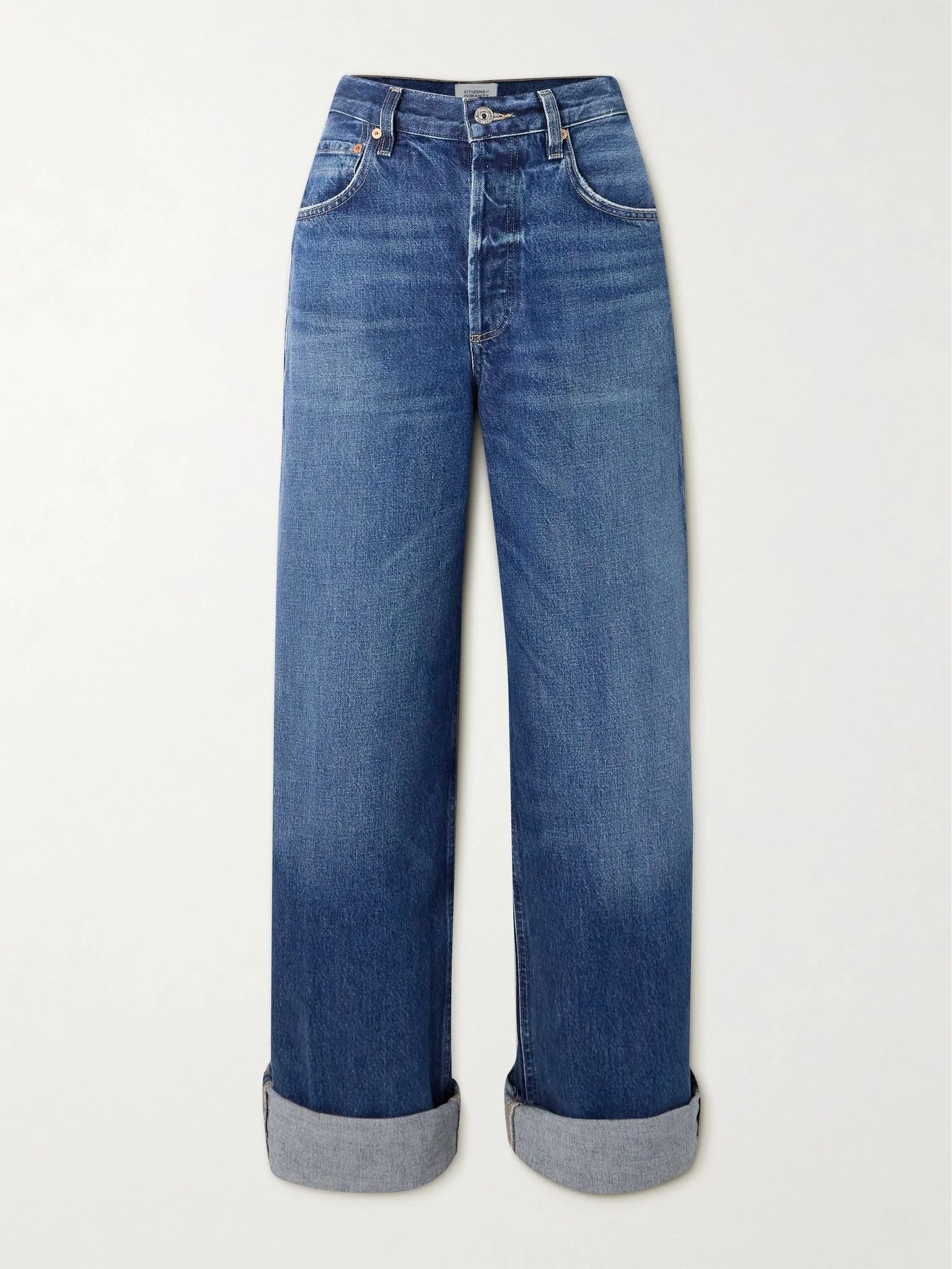 Ayla Baggy high-rise jeans Mid denim - 1