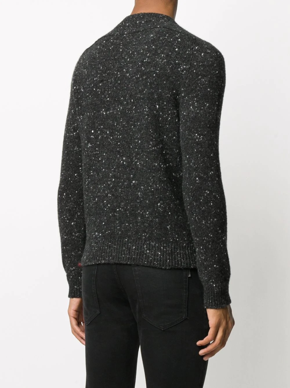 round-neck knitted jumper  - 4