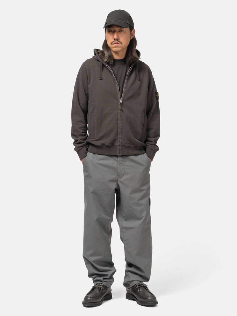 Stone Island Ghost Piece Weatherproof Cotton Canvas Chino Dark Grey outlook