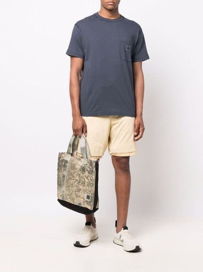 Stone Island Shadow Project speckled-cotton bermuda shorts outlook