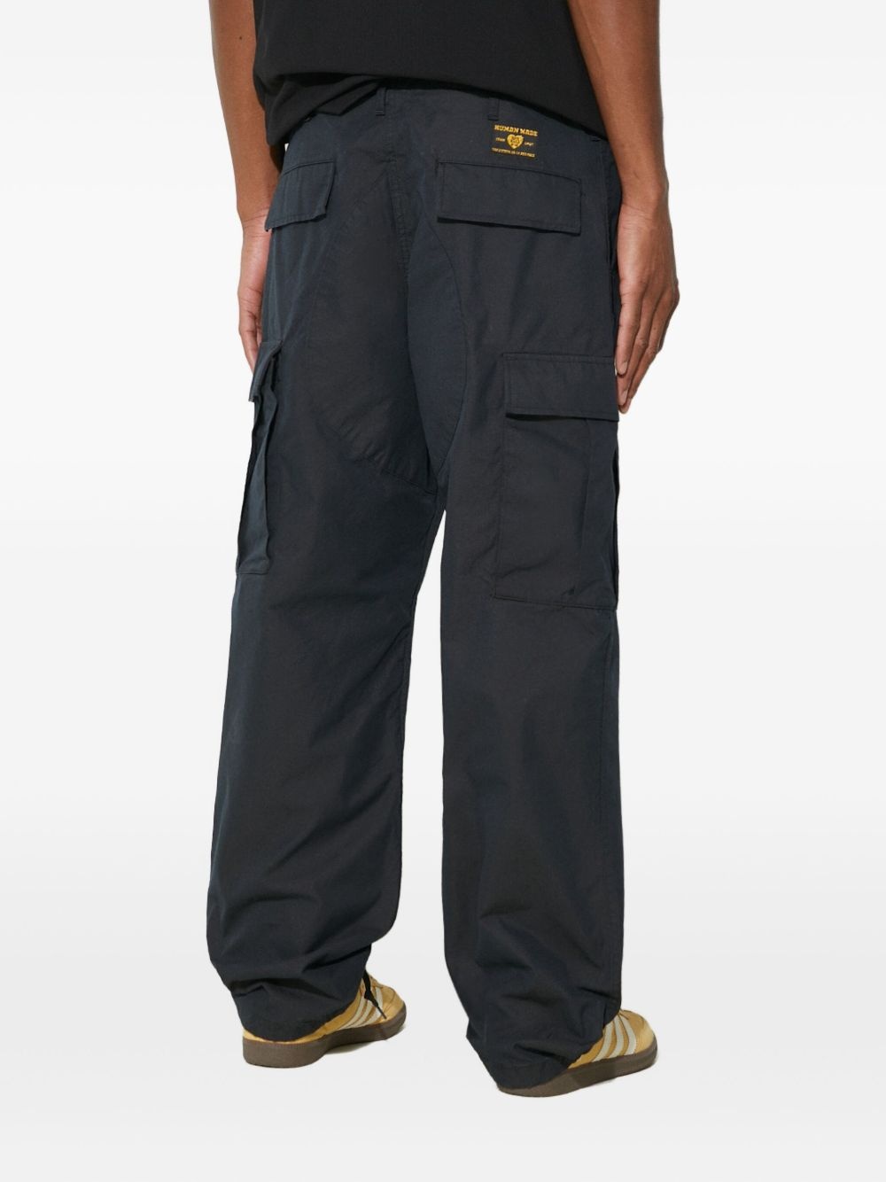 logo-patch trousers - 2