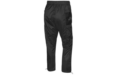 Jordan Men's Air Jordan Solid Color Logo Training Casual Bundle Feet Sports Pants/Trousers/Joggers Black DM outlook