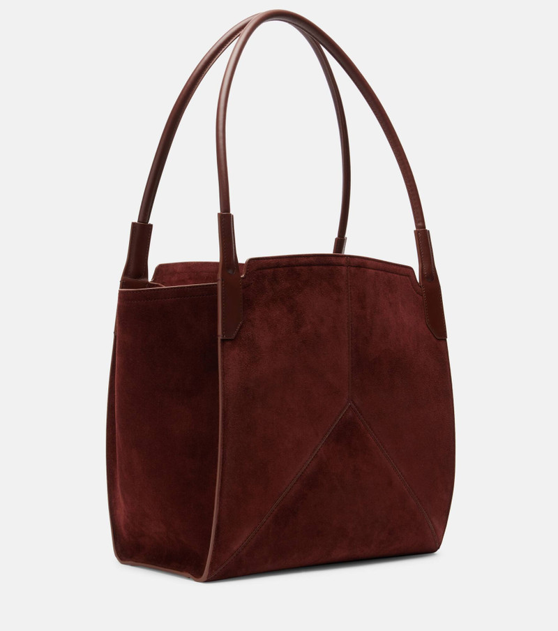 Victoria Small suede tote bag 4