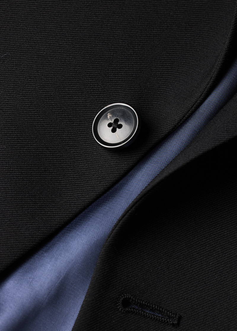 Paul Smith The Soho - Tailored-Fit Black Wool 'A Suit To Travel In' Suit outlook