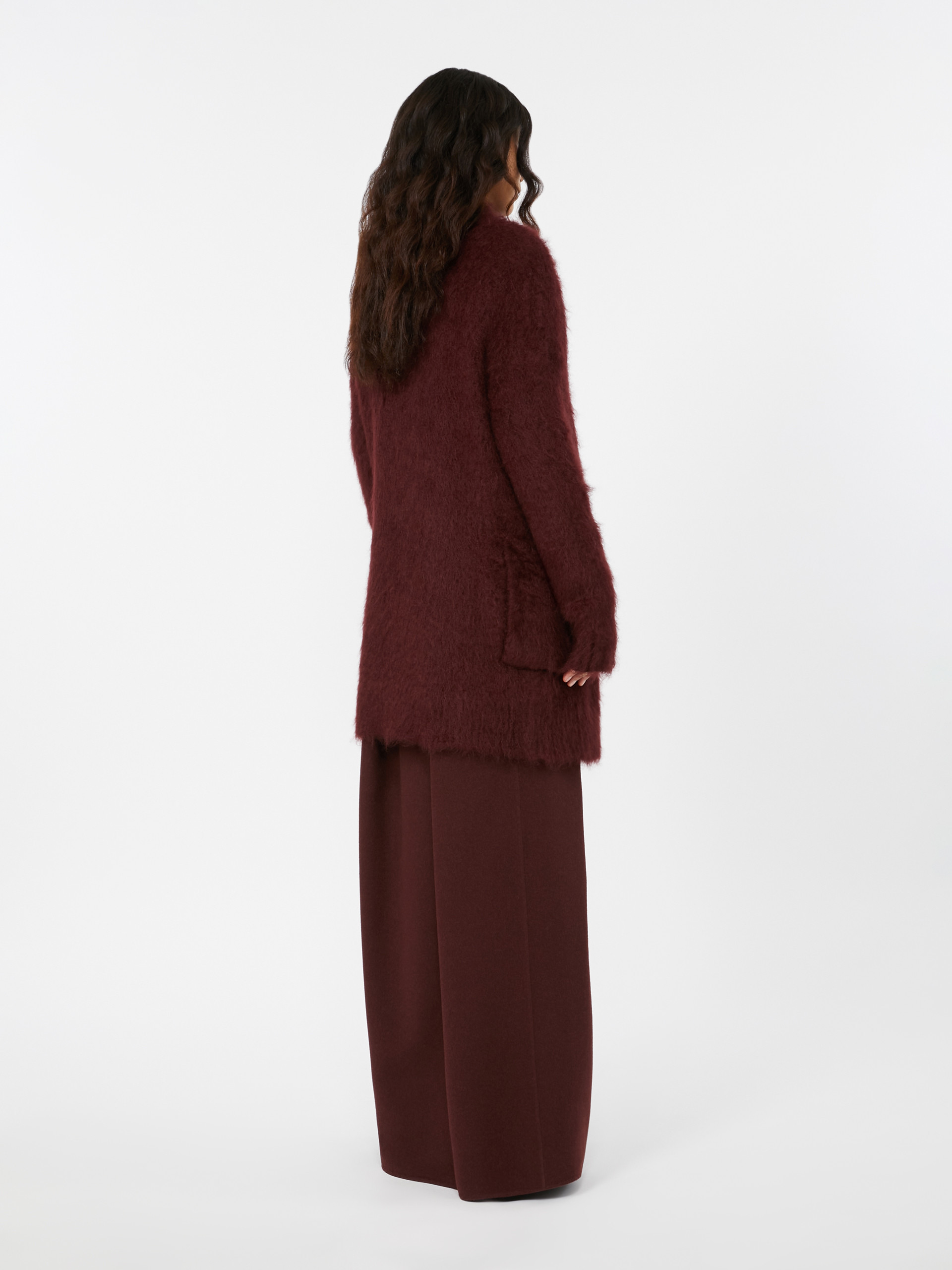 AFFETTO1234 Mohair knit cardigan - 4