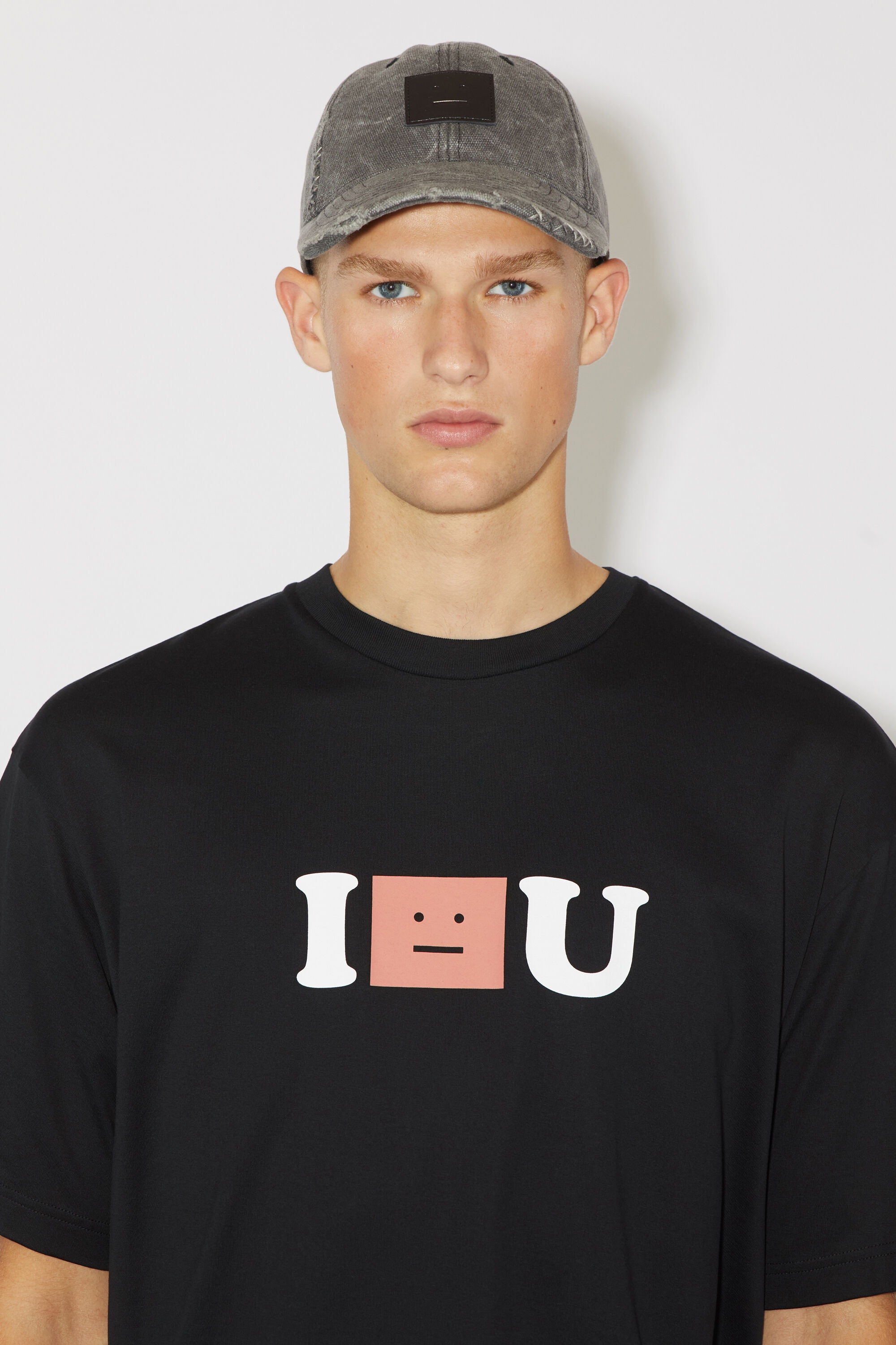 Face logo t-shirt - Relaxed fit - Black - 4