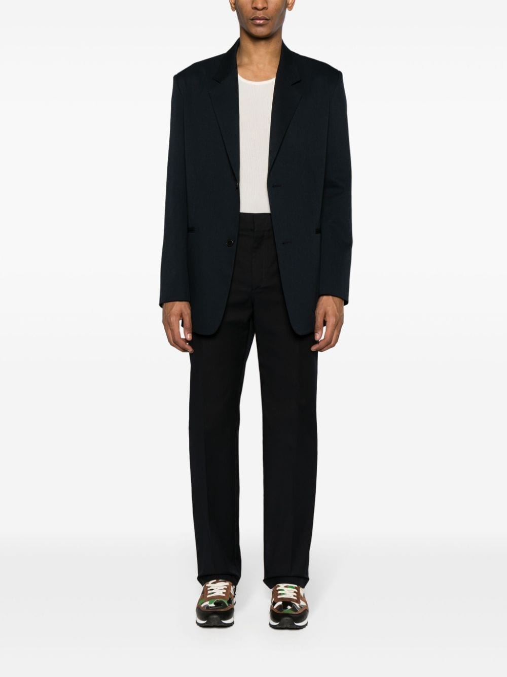 Rockstud straight tailored trousers - 2