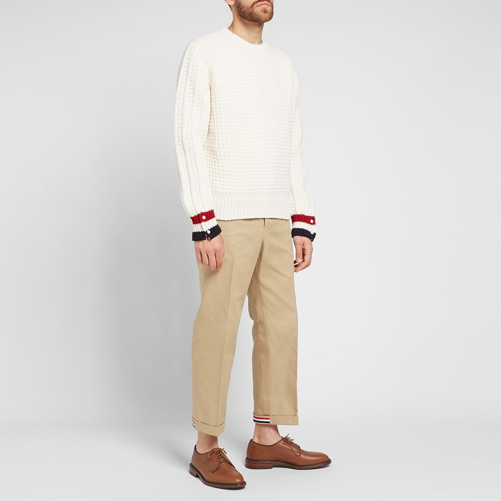 Thom Browne Funmix Chunky Merino Crew Knit - 5