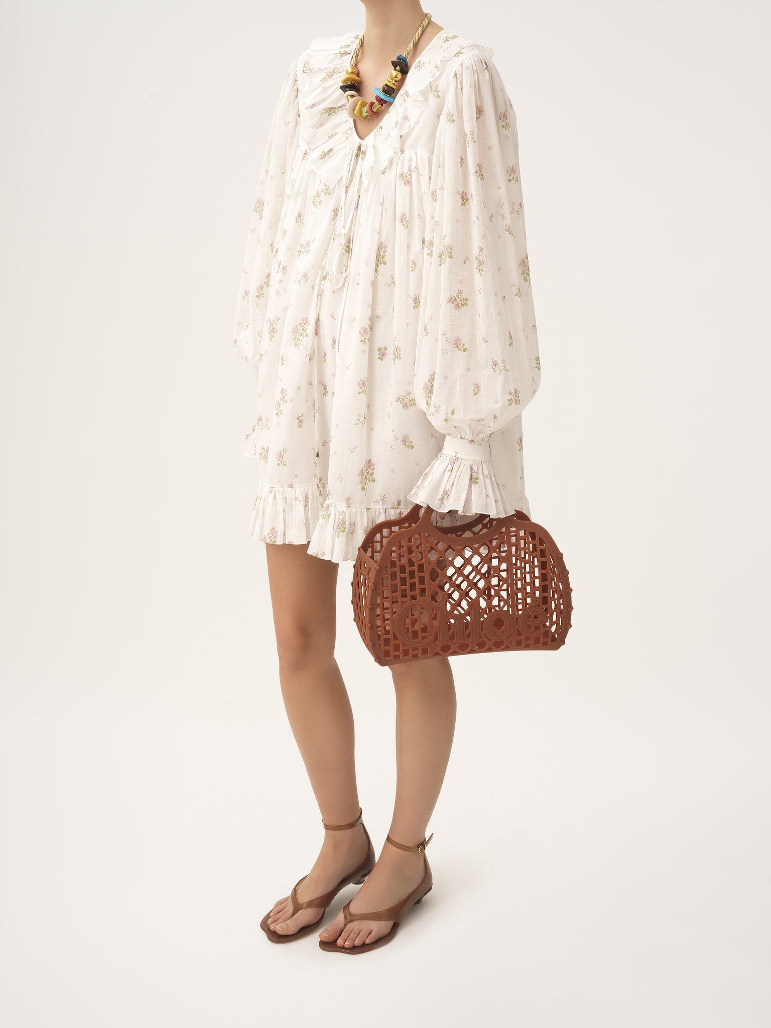 CHLOÉ CAGE TOTE BAG IN JELLY - 7