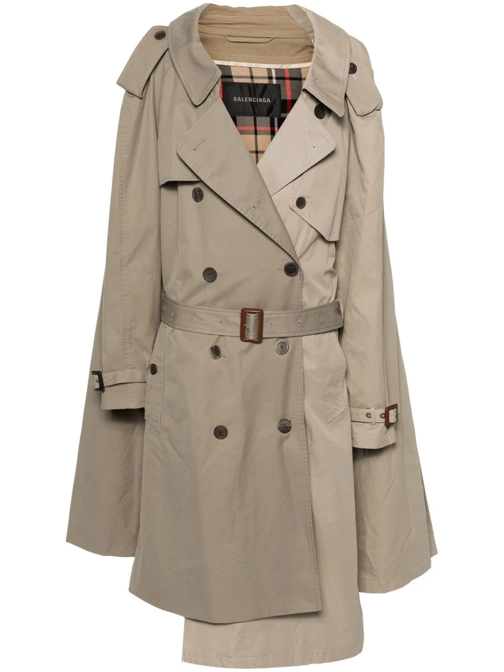 Double Sleeve hybrid cotton trench coat - 1