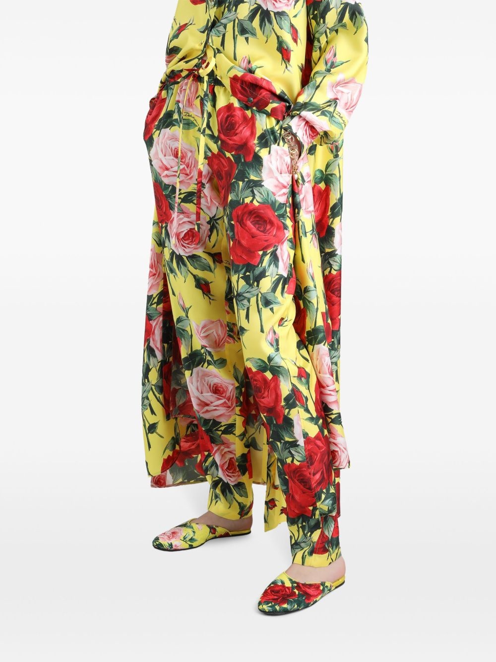 floral-print trousers - 4