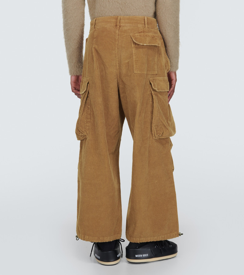 Velvet corduroy cargo pants 4
