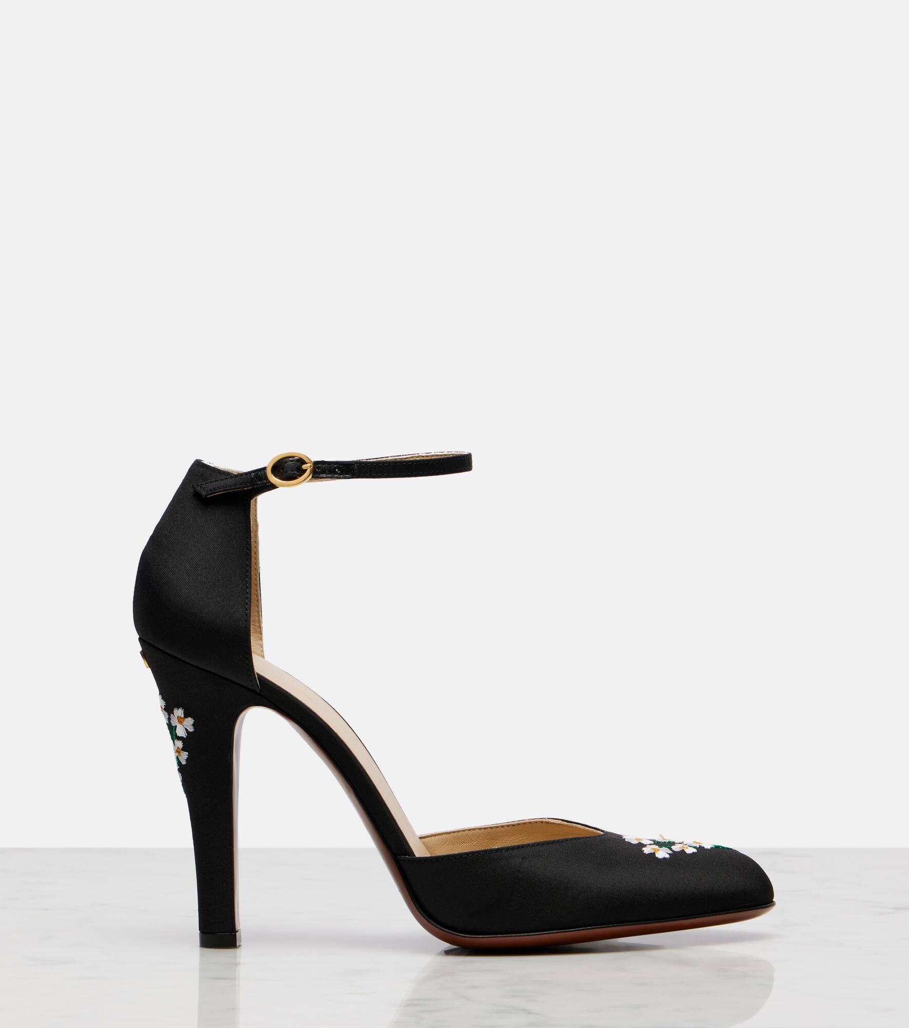 Hi Dolly 105 embroidered satin pumps - 4
