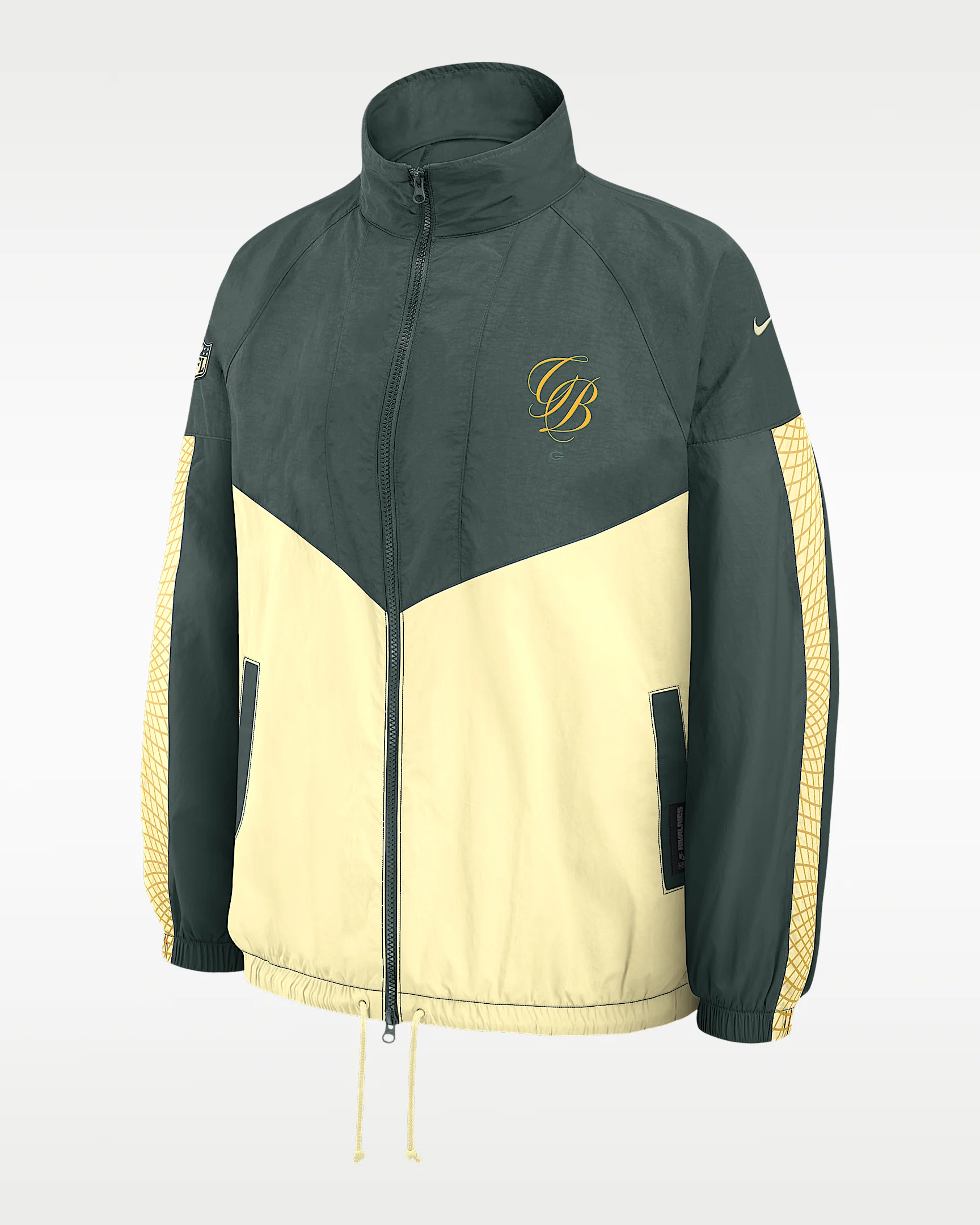 Green Bay Packers Rivalries Collection Women's Nike NFL Oversized Full-Zip Jacket - 1