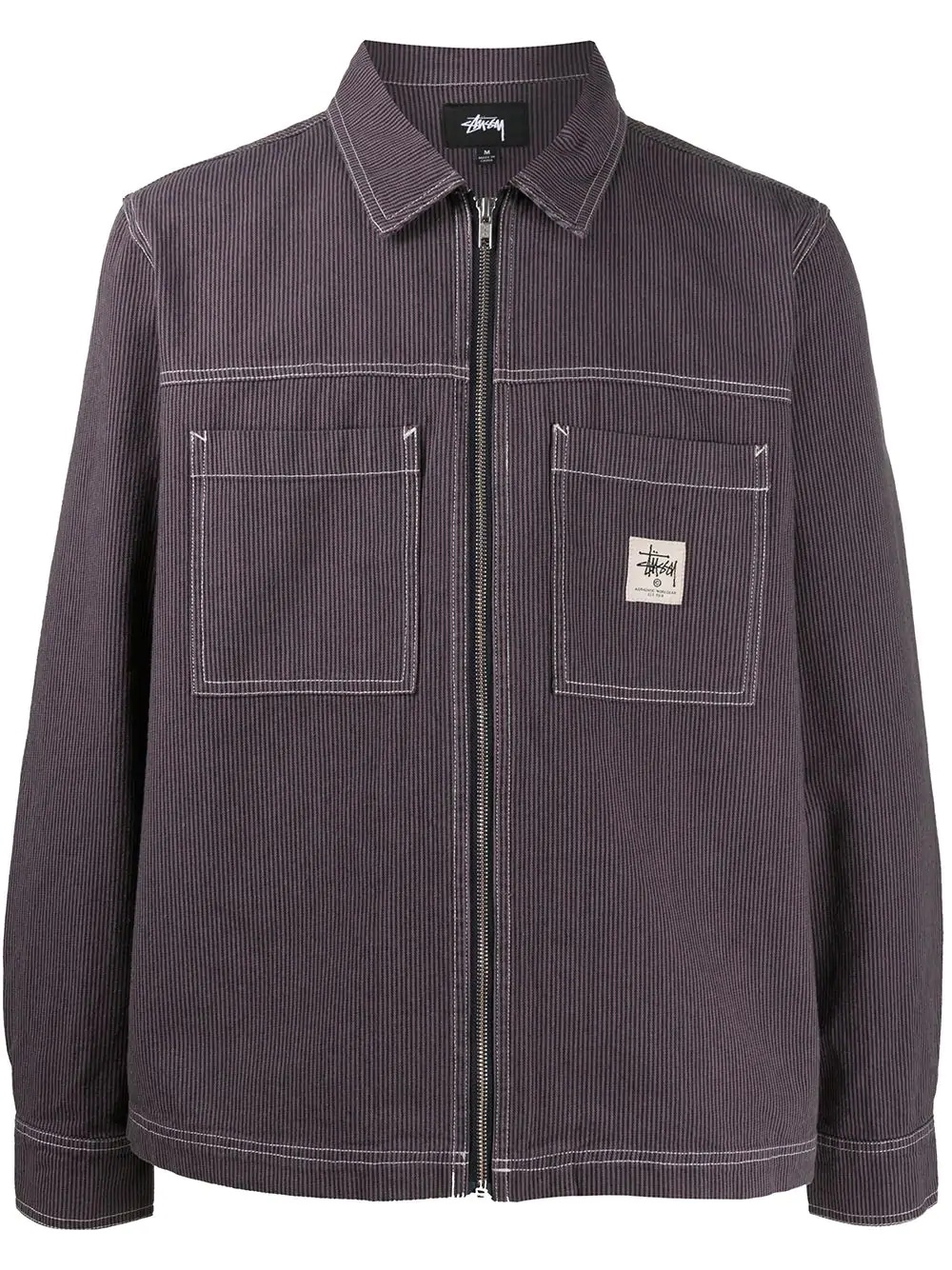 zip-through overshirt  - 1