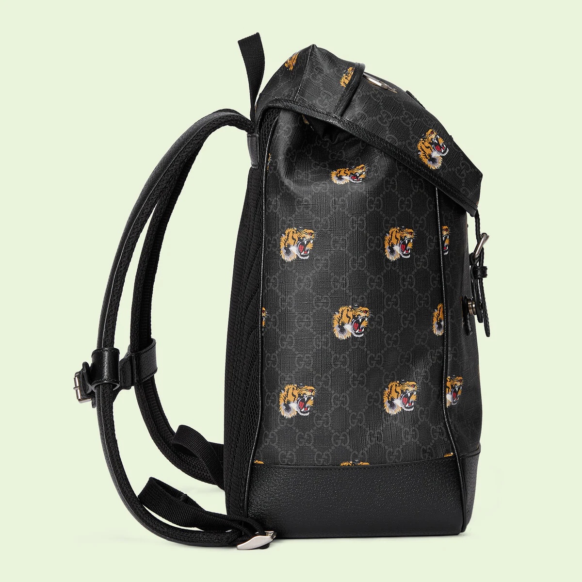 GG medium backpack with tiger print - 6
