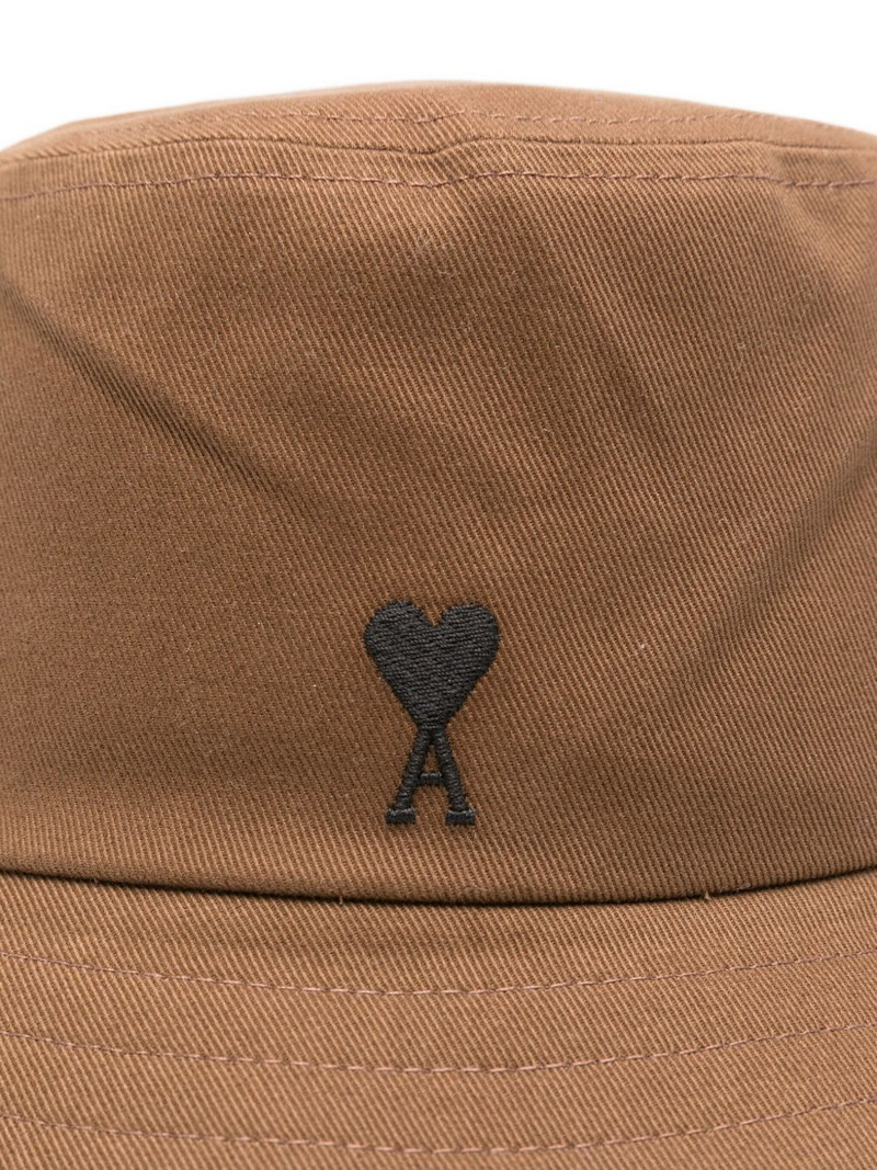 AMI Paris heart-logo bucket hat outlook