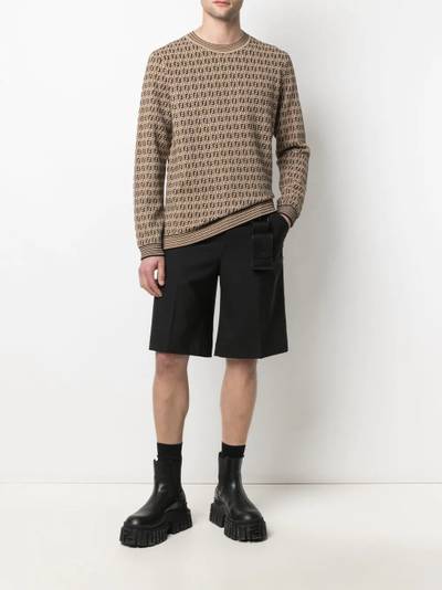 FENDI FF-motif woven jumper outlook