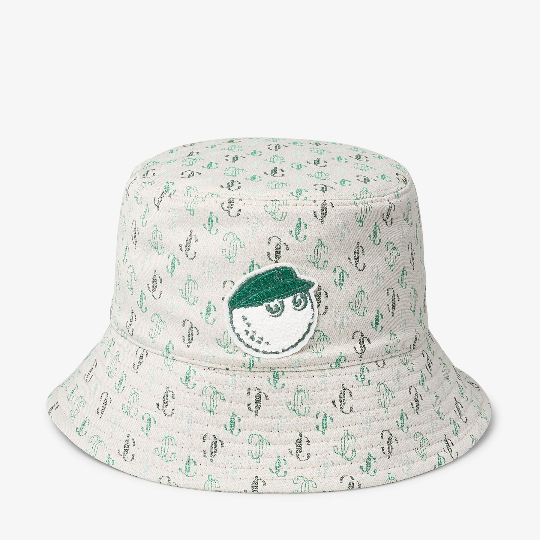 Jimmy Choo / Malbon 2.0 Monogram Bucket Hat
Monogram Embroidered Jacquard Bucket Hat - 1