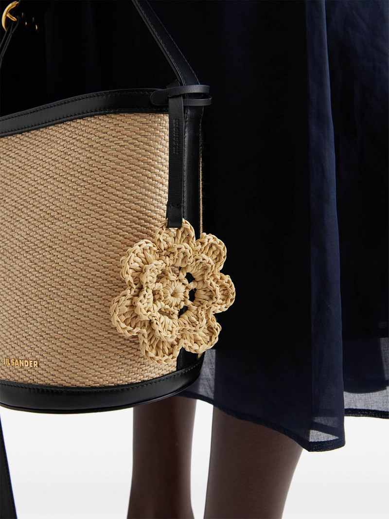 Jil Sander flower bag charm outlook