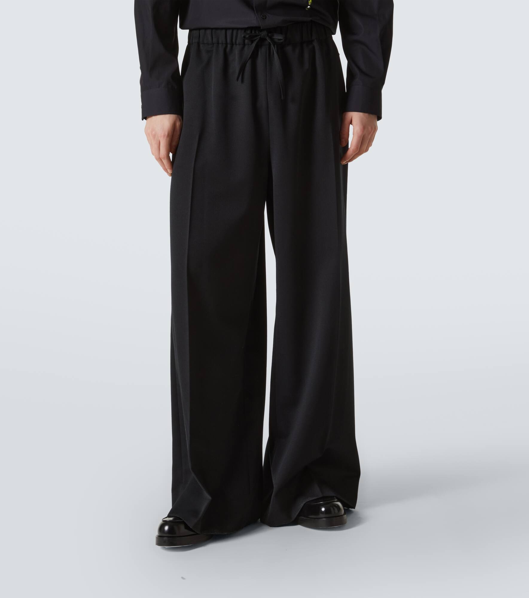 High-rise wide-leg pants - 3
