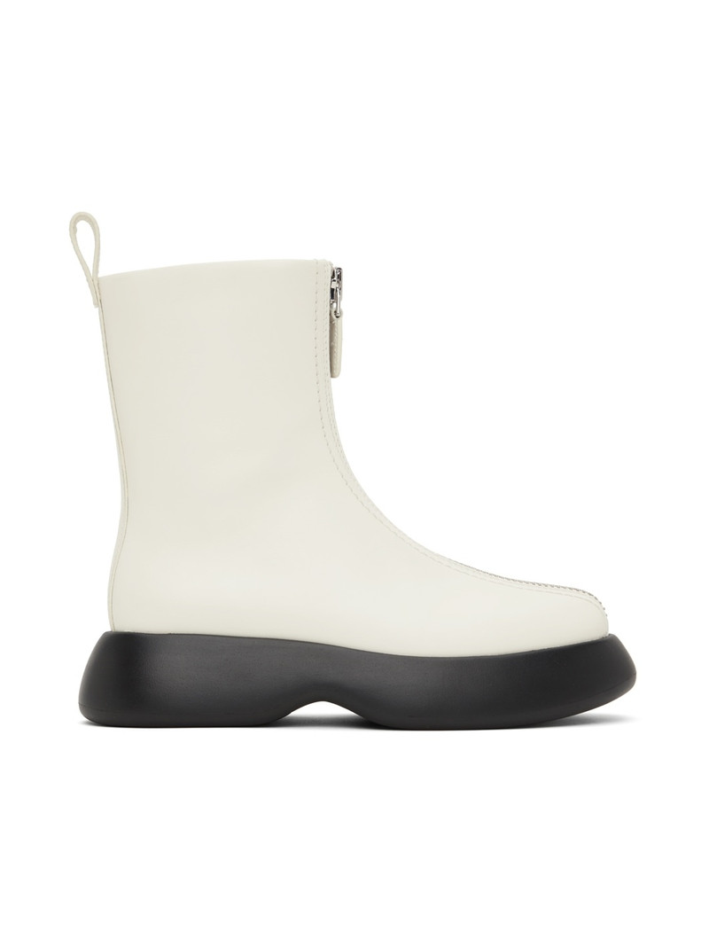 White Mercer Boots - 1