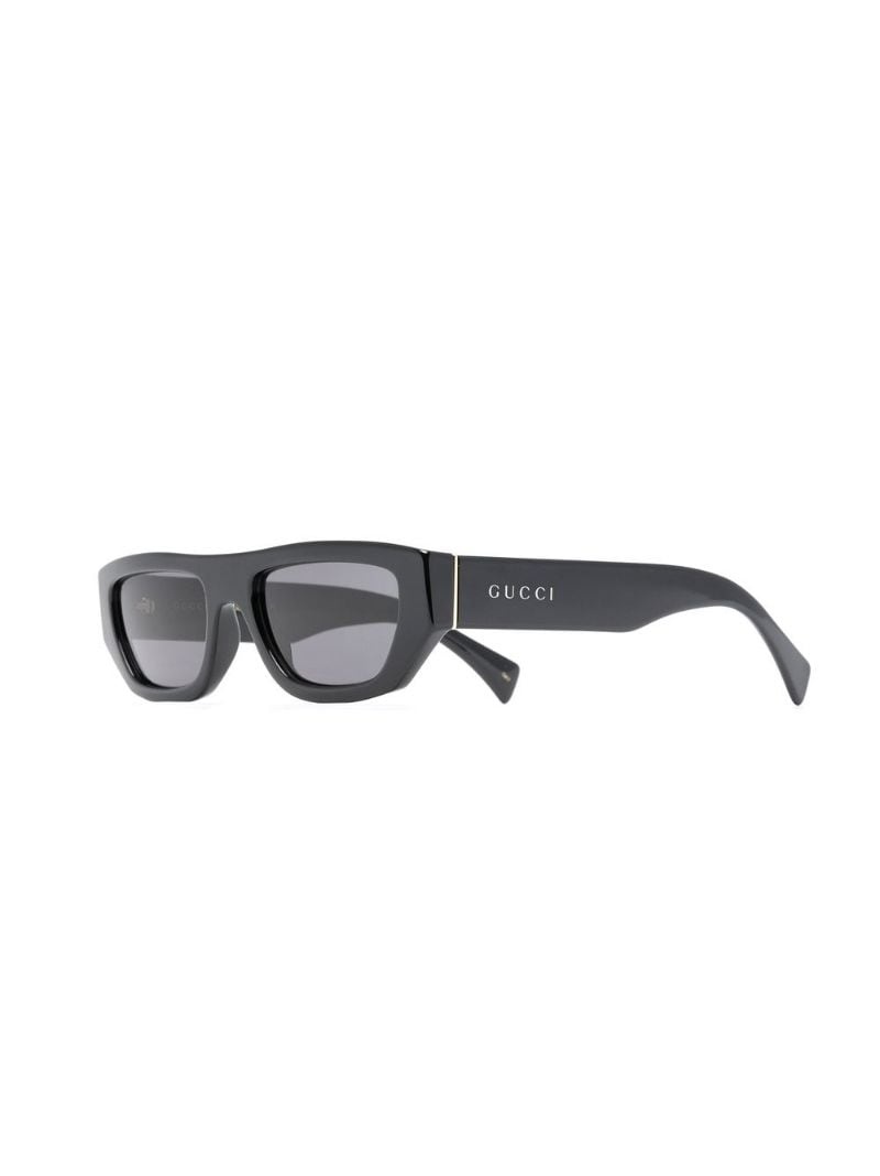 rectangular-frame logo sunglasses - 2