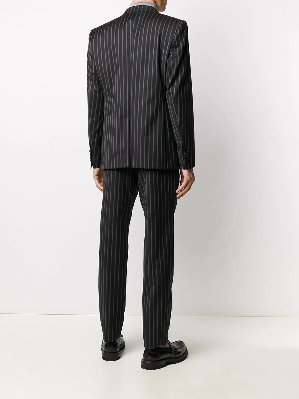 pinstriped tailored suit - 4