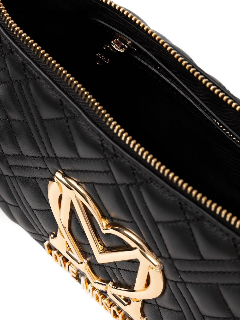 quilted logo cross-body bag - 3
