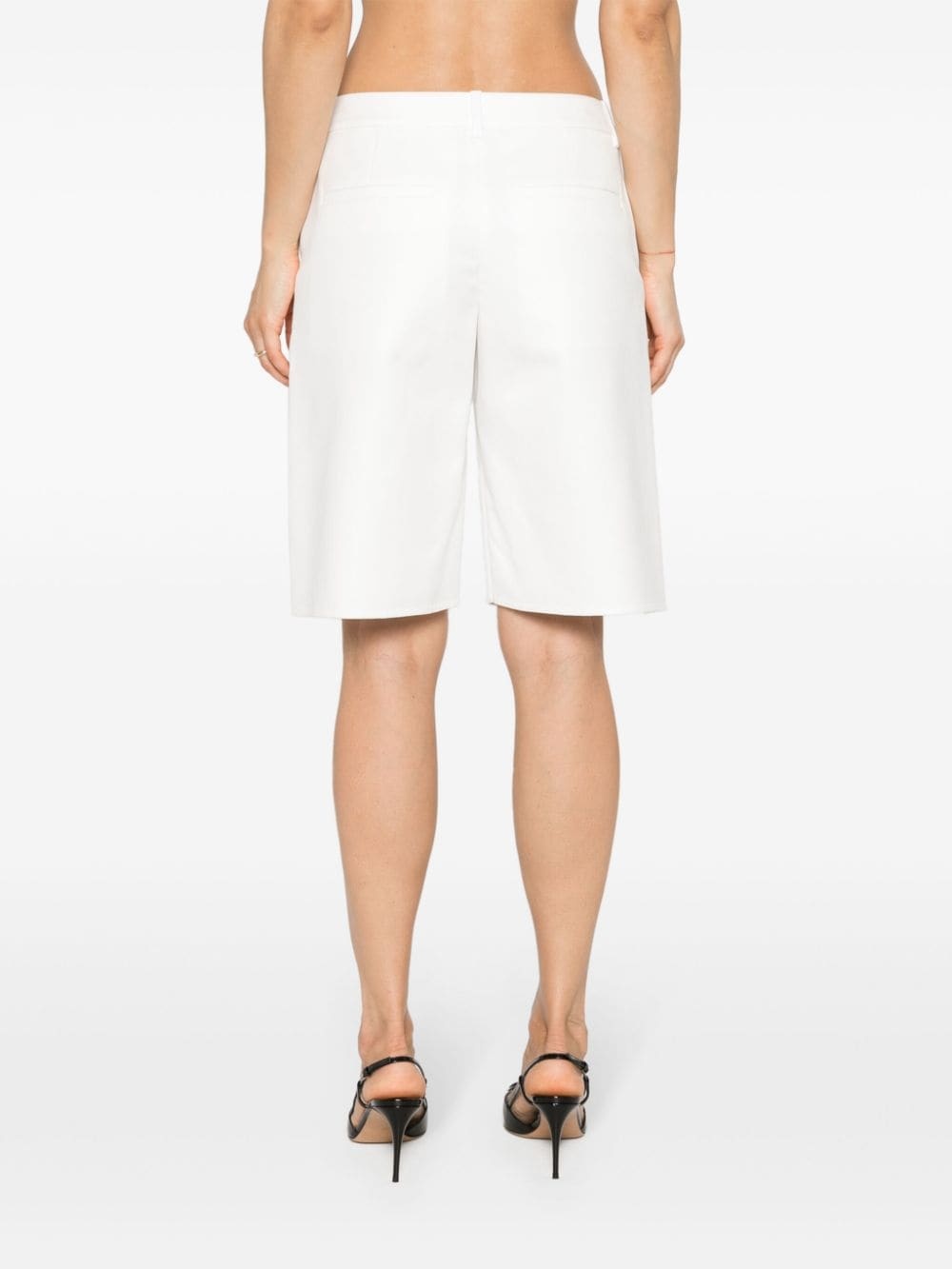 twill knee-lenght shorts - 4