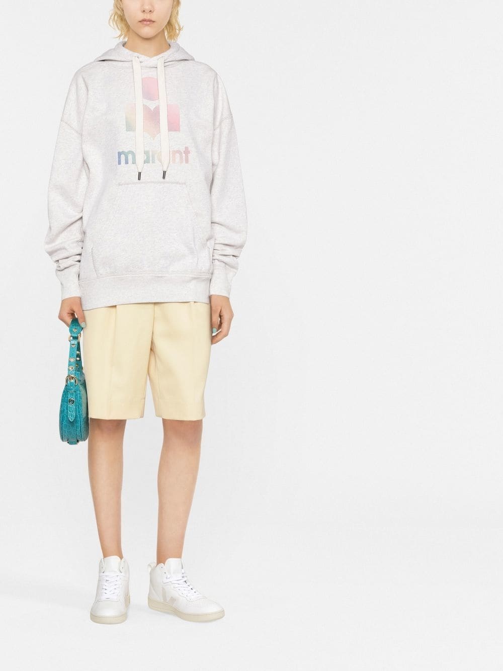 Mansel logo-print hoodie - 2