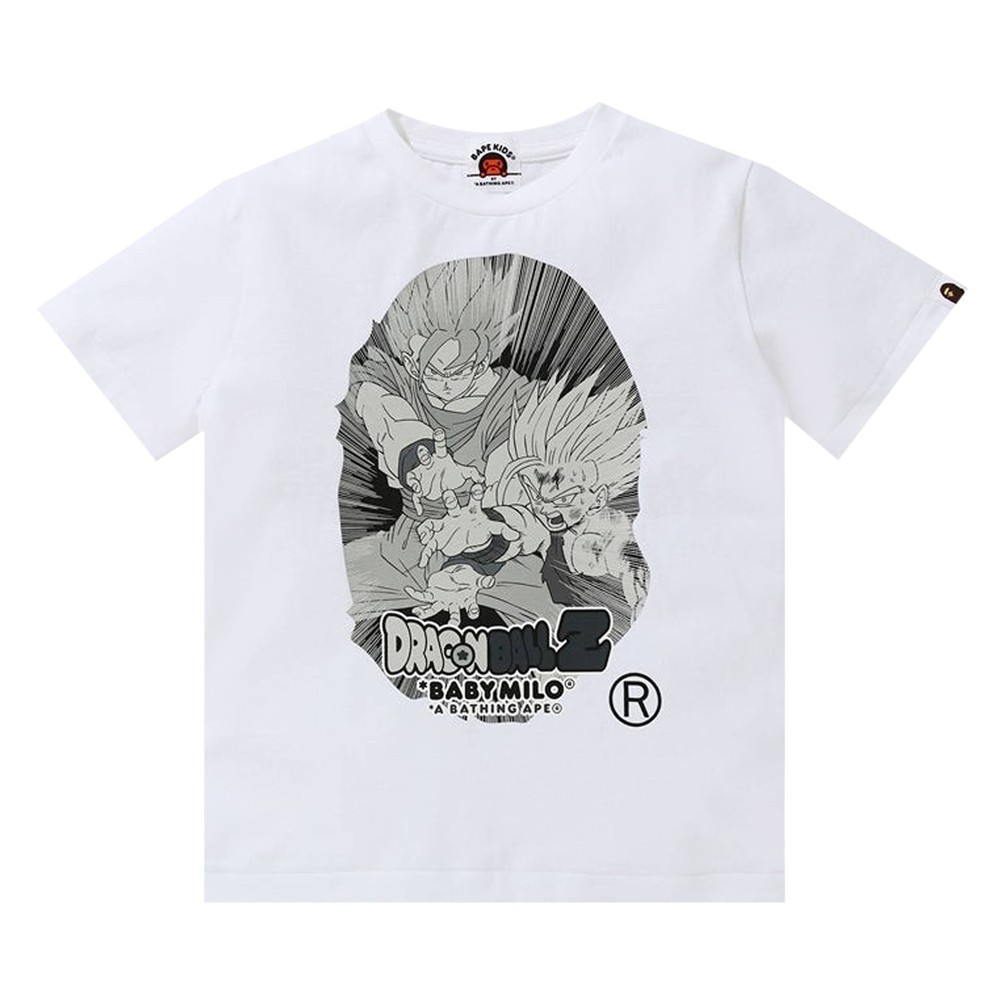 BAPE x Dragon Ball Z Big Ape Head Tee 'White' - 1