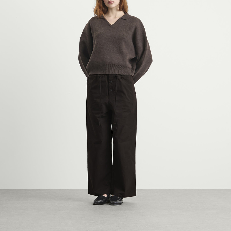 DEIJI STUDIOS Deiji Studios Two Band Trousers outlook