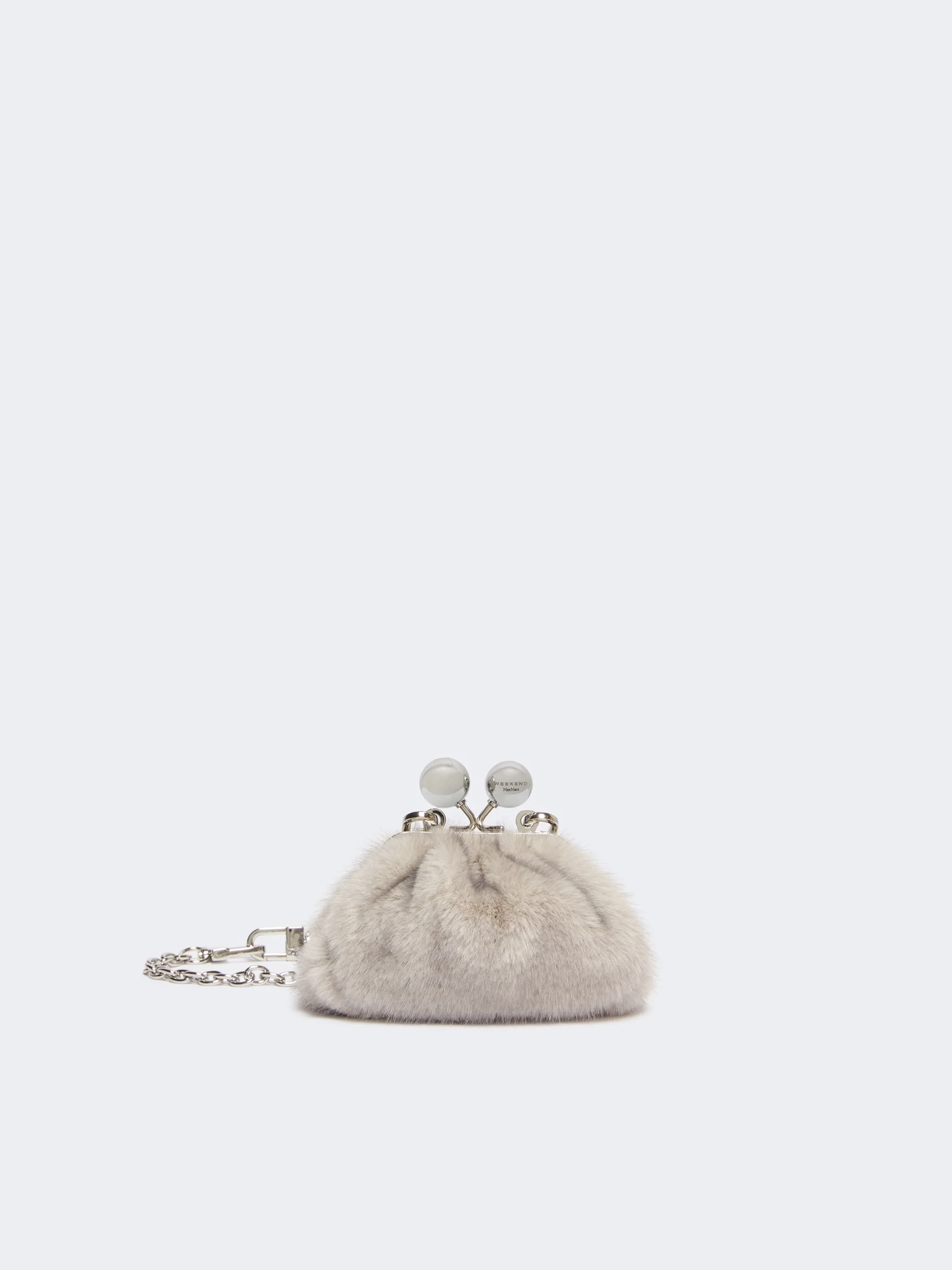 TUBO Mini Pasticcino Bag with a soft texture - LIGHT GREY - 1