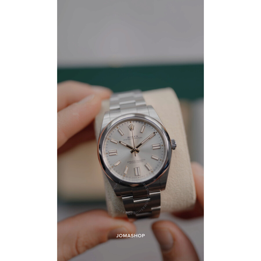 Rolex Oyster Perpetual 41 Automatic Silver Dial Men's Watch 124300SSO - 6