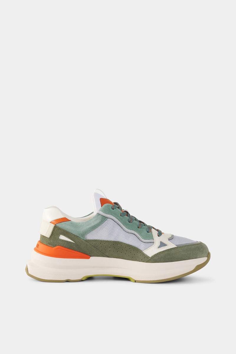 BOGNER Sneaker CTP25 in Green/Orange outlook