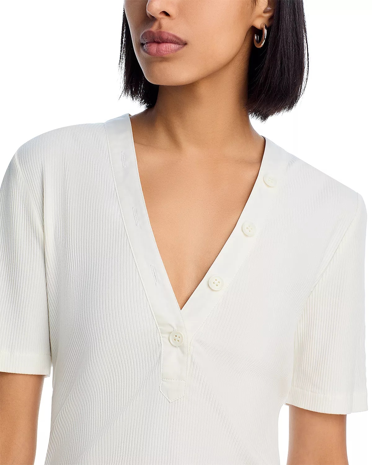Adrian Ribbed Tee - 4