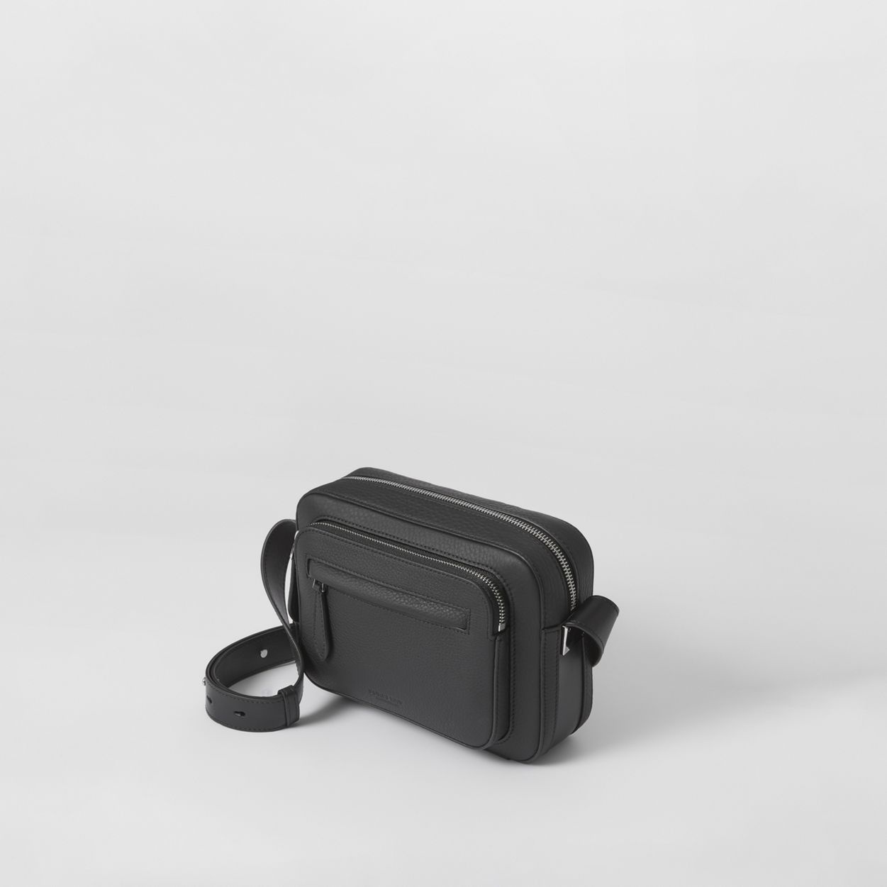 Grainy Leather Crossbody Bag - 5