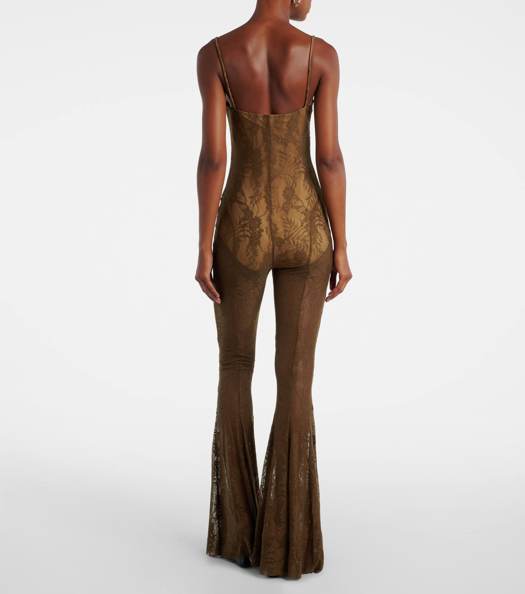 Floral lace jumpsuit - 3
