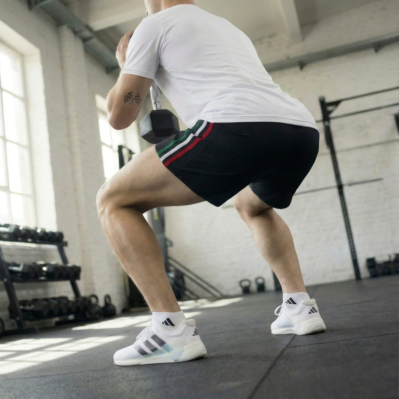 WORKOUT ESSENTIALS BASE 3-Stripes WOVEN SHORTS 4