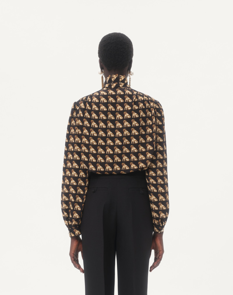 CREPE DE CHINE SHIRT WITH PETIT CHARLES PRINT 7