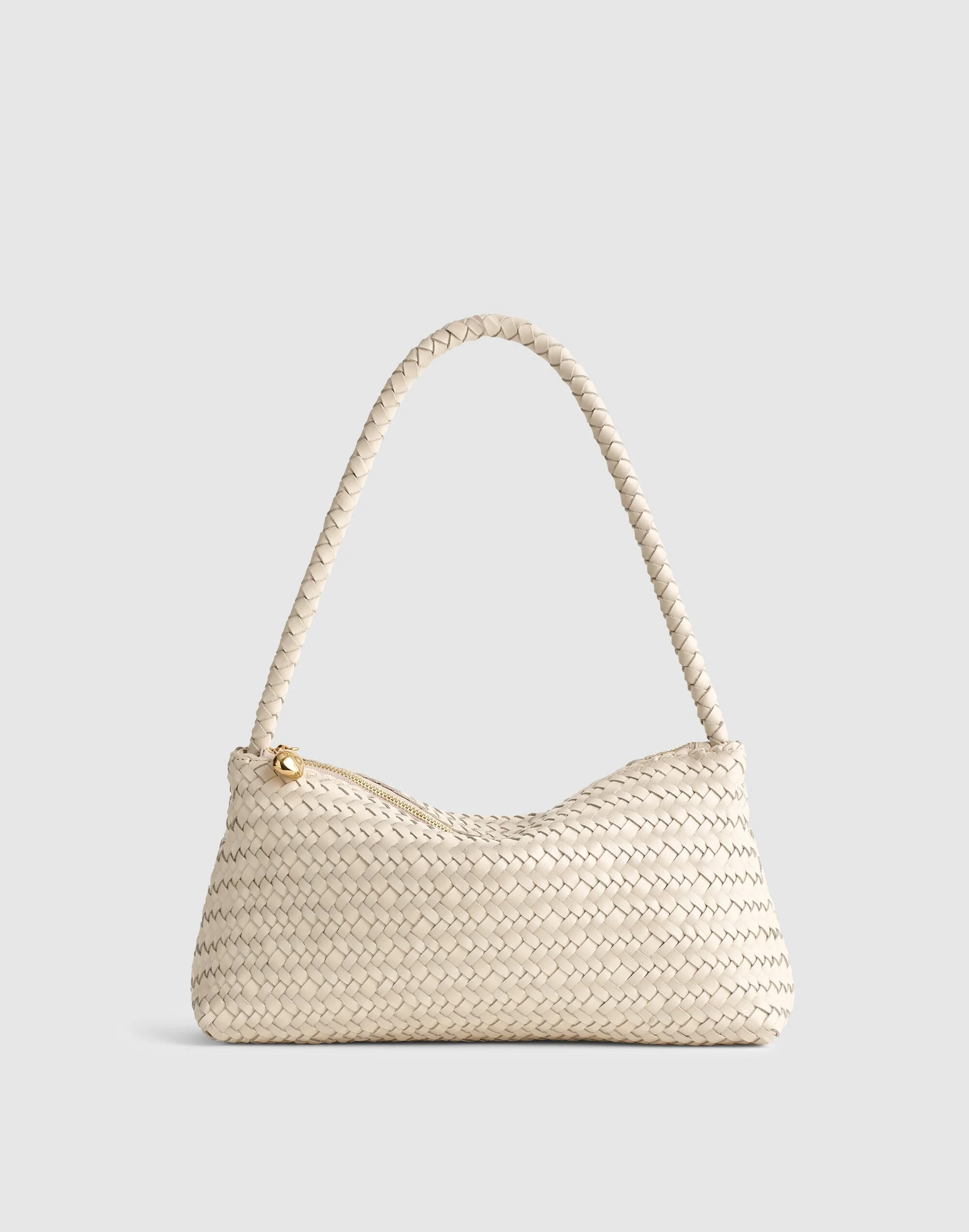The Signature Woven Mini Zip Shoulder Bag - 1